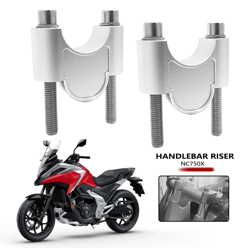 

Motorcycle CNC Aluminum 22mm 7/8" Handlebar Riser Mounting Risers Fit For Honda NC700X NC750X CBF600S NC700 X NC 750X NC750 X