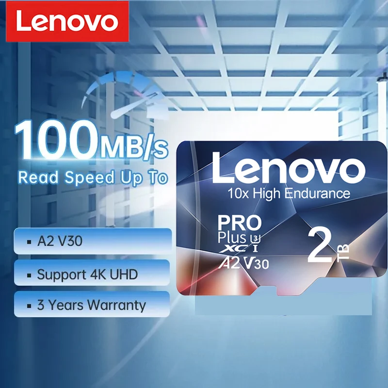 Lenovo-A2 Cartão de Memória de Alta Velocidade, Mini Cartões SD, TF Flash Card, 128GB, A2 Class10, 1TB, U3, V30, Jogos Nintendo Switch, Telefone, Câmera