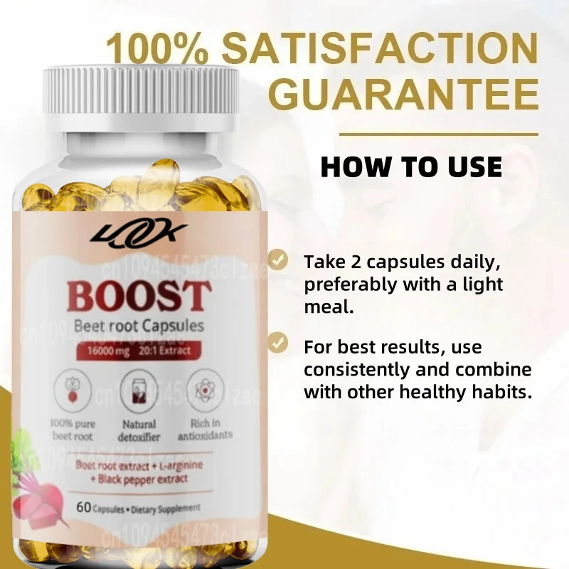 L-Arginine Supplement Boost Endurance -Increase for Energy, Strength,Vascular and Endurance Support During Exercise | Muscle Mas