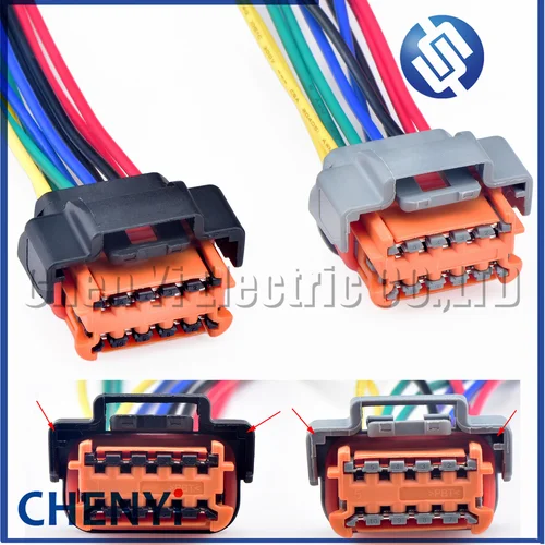 Conector de arnés de cables para lámpara de faro de coche, 10 pines/vías, 98788-1201 para Peugeot 307 308 408 3008 Citroen C4L Renault