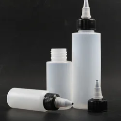 Flacone colorato per tatuaggi da 30ml tappo in Gel semitrasparente spremuto da 60ml a punta estruso in plastica morbida da 120ml con regolazione dell'inchiostro diviso