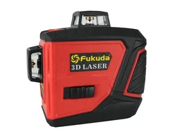 New Self leveling Rotating rotary 3D fukuda laser leveler cross line red beam laser level 3d 360 12 lines meter nivel laser