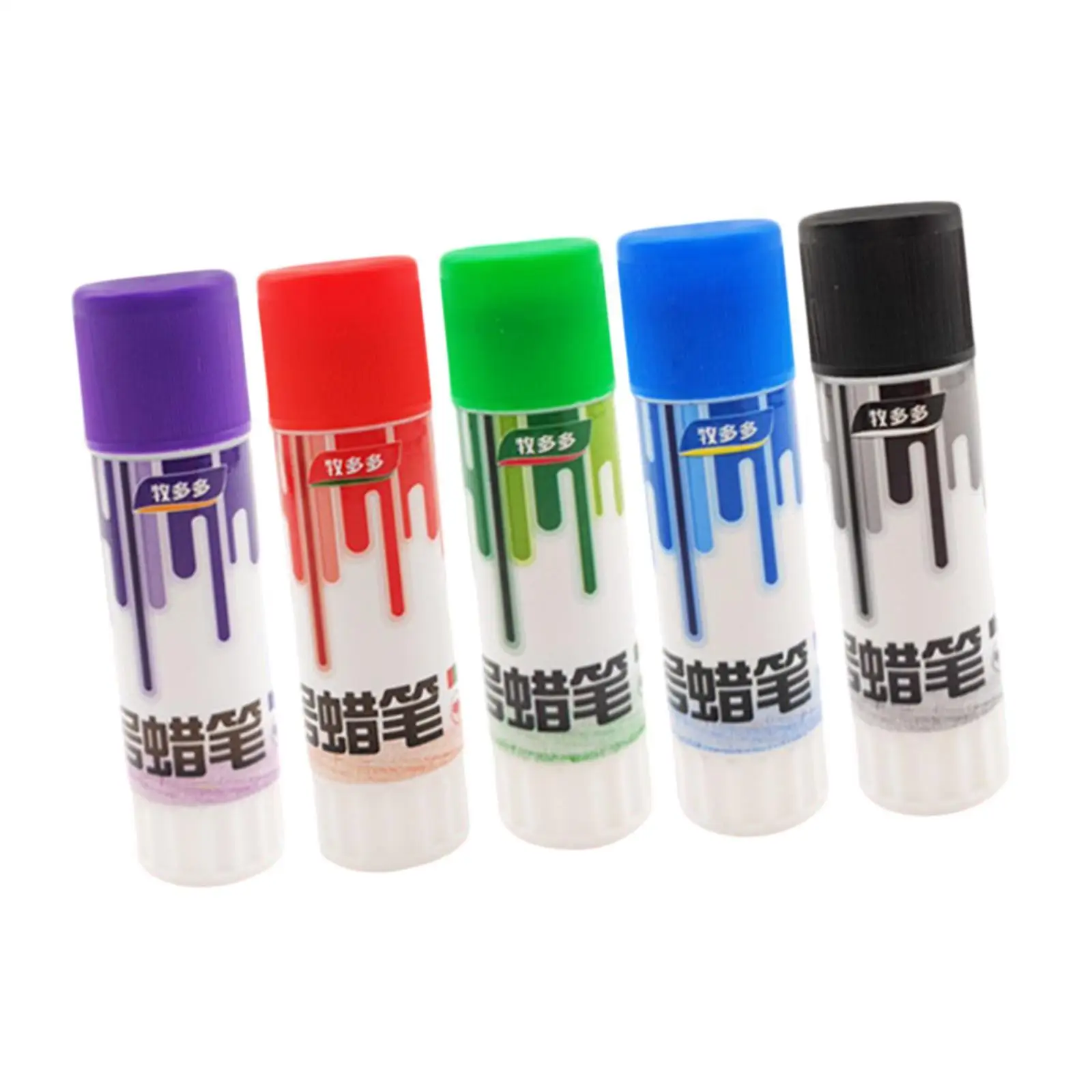 

5Pcs Livestock Marker Inoculation Animal Identification Rotatable with Cover