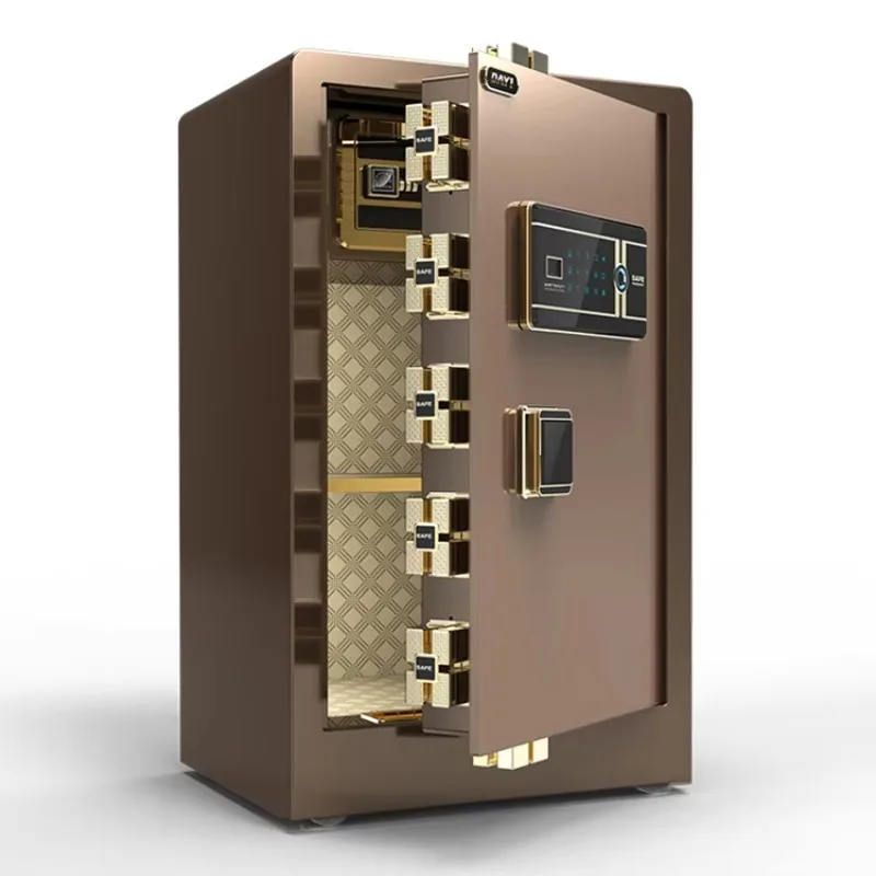 Large Fingerprint Gun Safe Box for Money Key Hotel Home Hidden Digital Smart Safe Deposit Box Office Jewellery Safety Box