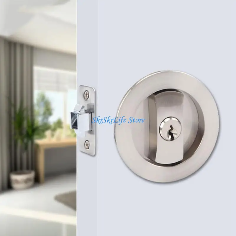 E65E Pocket Door Lock Replace Damaged Door Hardware Quickly and Easily for Door
