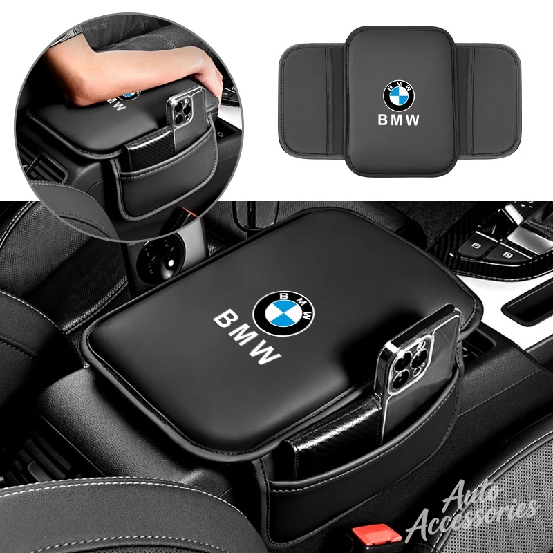Car Armrest Box Pad Auto Armrest Mat Auto Accessories For BMW 1 3 5 7 Series X1 X3 X4 X5 F10 F15 F16 F20 F30 F18 F25 M3 M4 E34 view 2