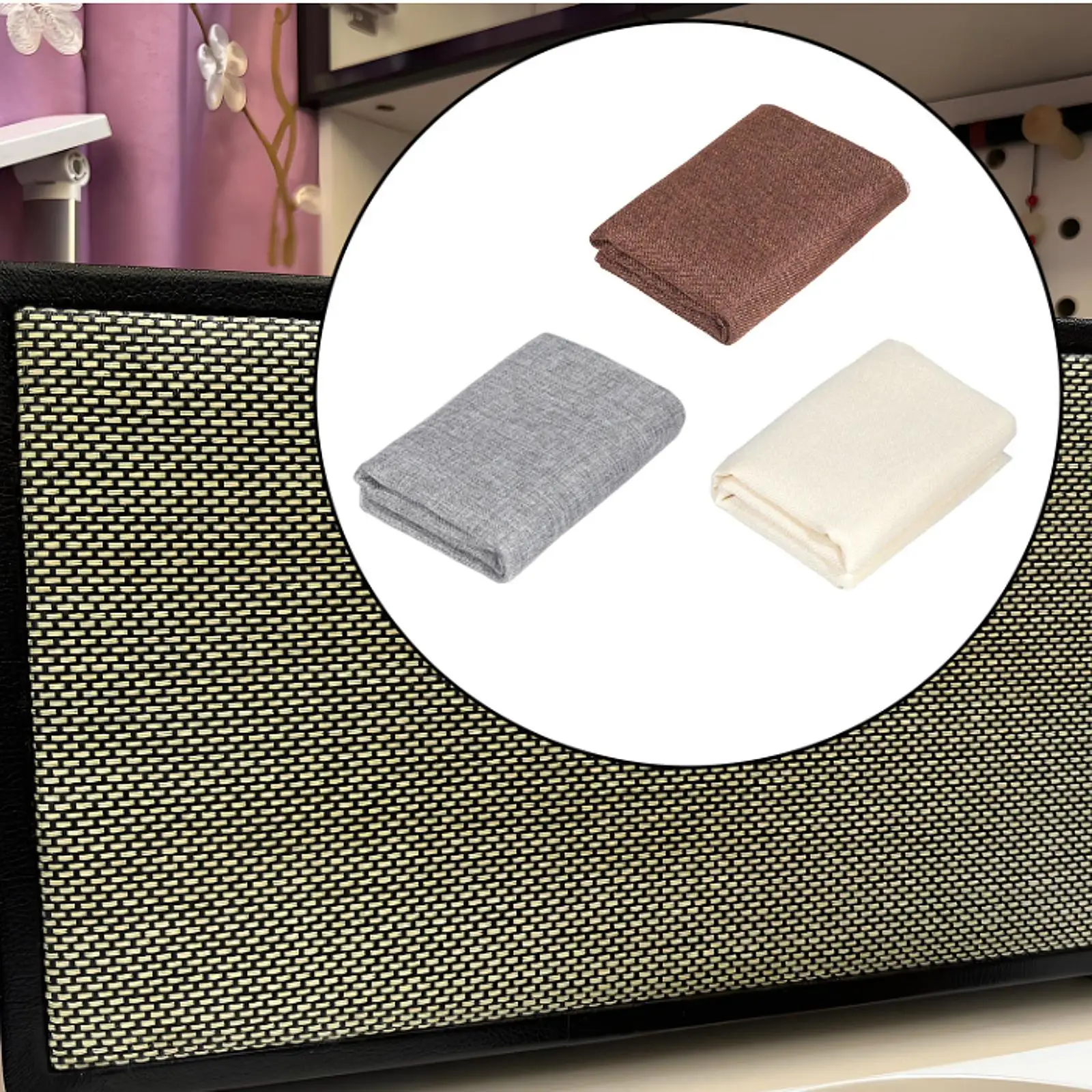 مكبر صوت شبكي من القماش الشواية واقٍ احترافي قوي ومتعدد الأغراض لاستبدال مكبرات الصوت المنزلية وصندوق KTV