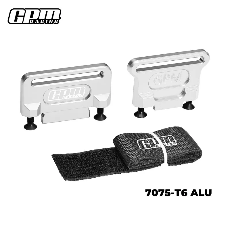 GPM 7075 Alu Retainer แบตเตอรี่ Hold-Down สําหรับ TRAXXAS Jato Slash LOW-CG Ford Fiesta ST 7426 7426X
