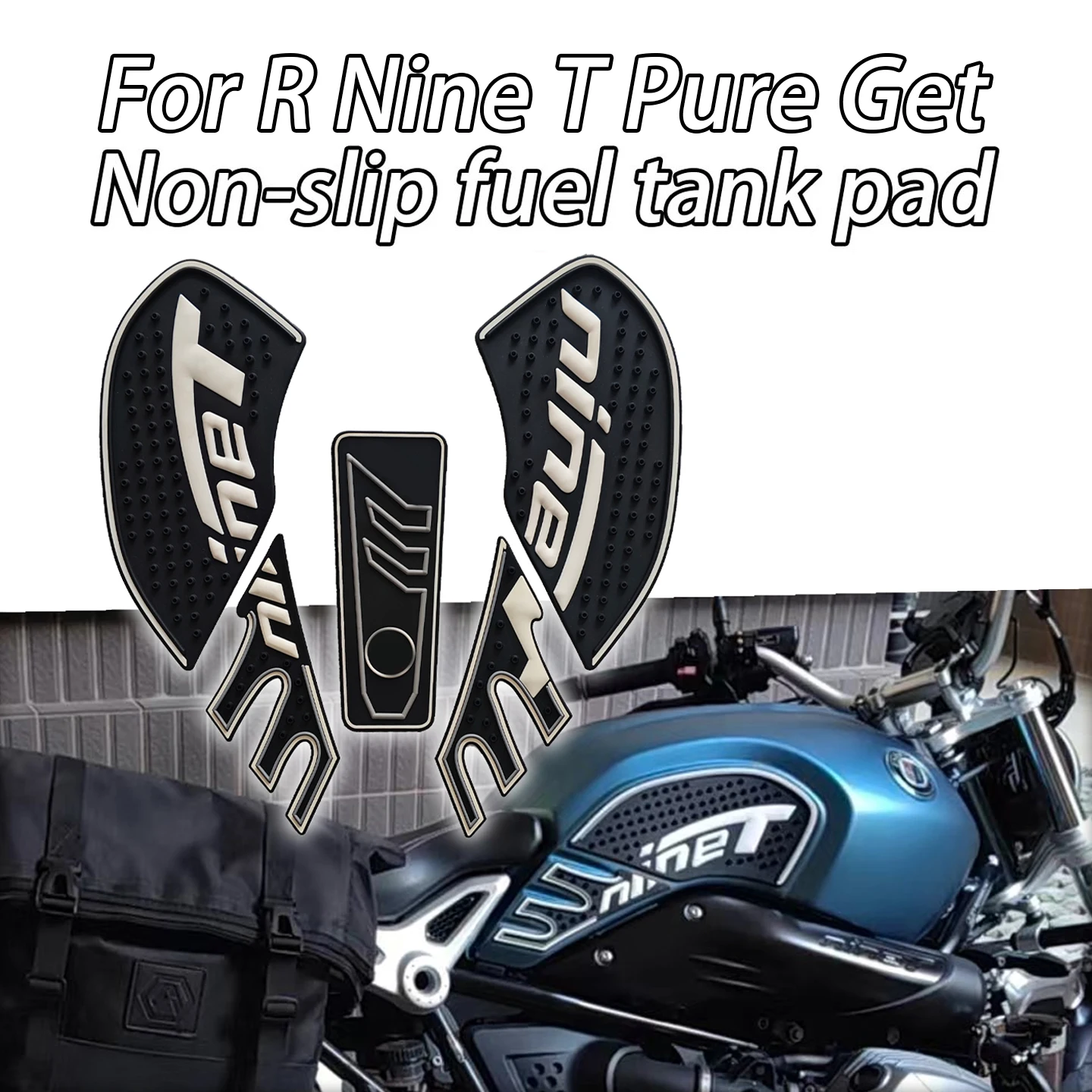 For BMW RnineT R nine T R nineT R NINET motorcycle stickers Anti slip sticker Knee pad side stickers Tank pad protective sticker