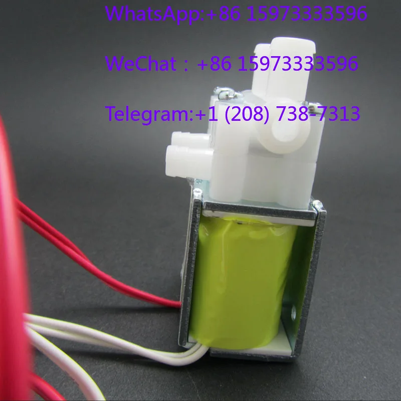 2pcs DS-130D-2L Mini 2 Position 3 Way Solenoid Air Valve 12V Exhaust Valve Customized For Massage Equipment And Foot Spa Machine
