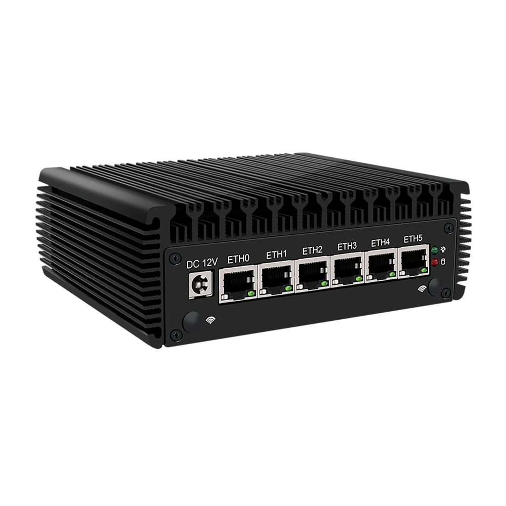 Imagem -03 - Hunsn Rj05f Intel N5105 Micro Dispositivo de Firewall Roteador pc Mini pc Aes-ni6xintel 2.5gbe I226-v dp Hdmi Slot Sim