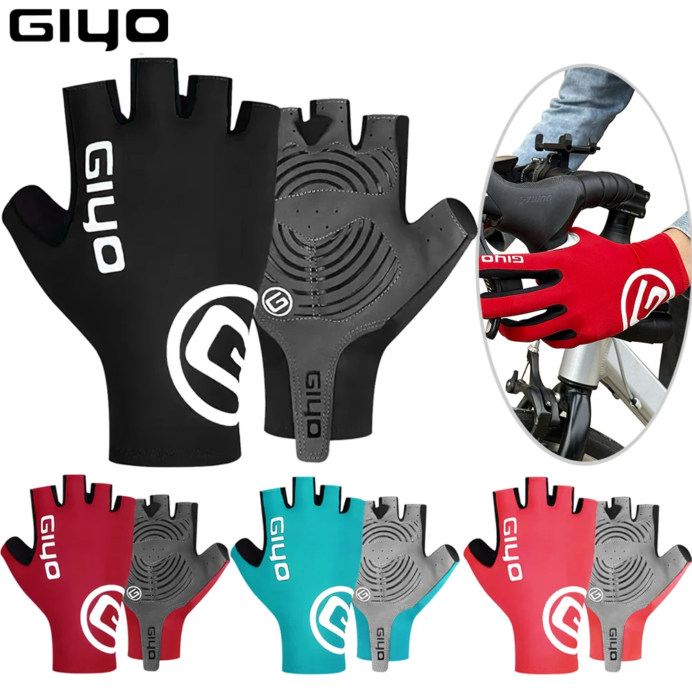 GIYO Cycling Gloves Long Full Half Fingers Universal Lightweight Breathable Touch Screen Bicycle Gloves MTB Road Bike Riding