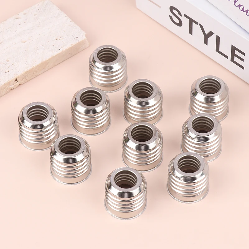 10 szt. 110V E27 do E14 konwerter oprawki ognioodporne gniazdo światło bazowe głowica żarówki akcesoria oświetleniowe konwersji adaptera