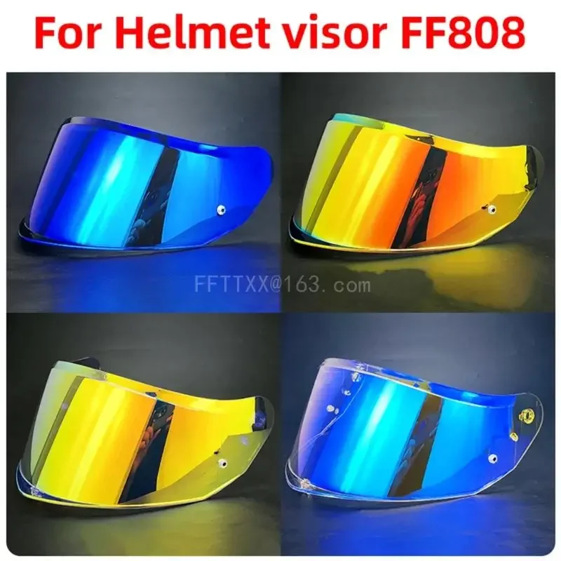 High Visibility PC Face Shield Sunshades Impactresistant Suitable for FF808 Motorcycle Helmets Lens Daily Commute Riding