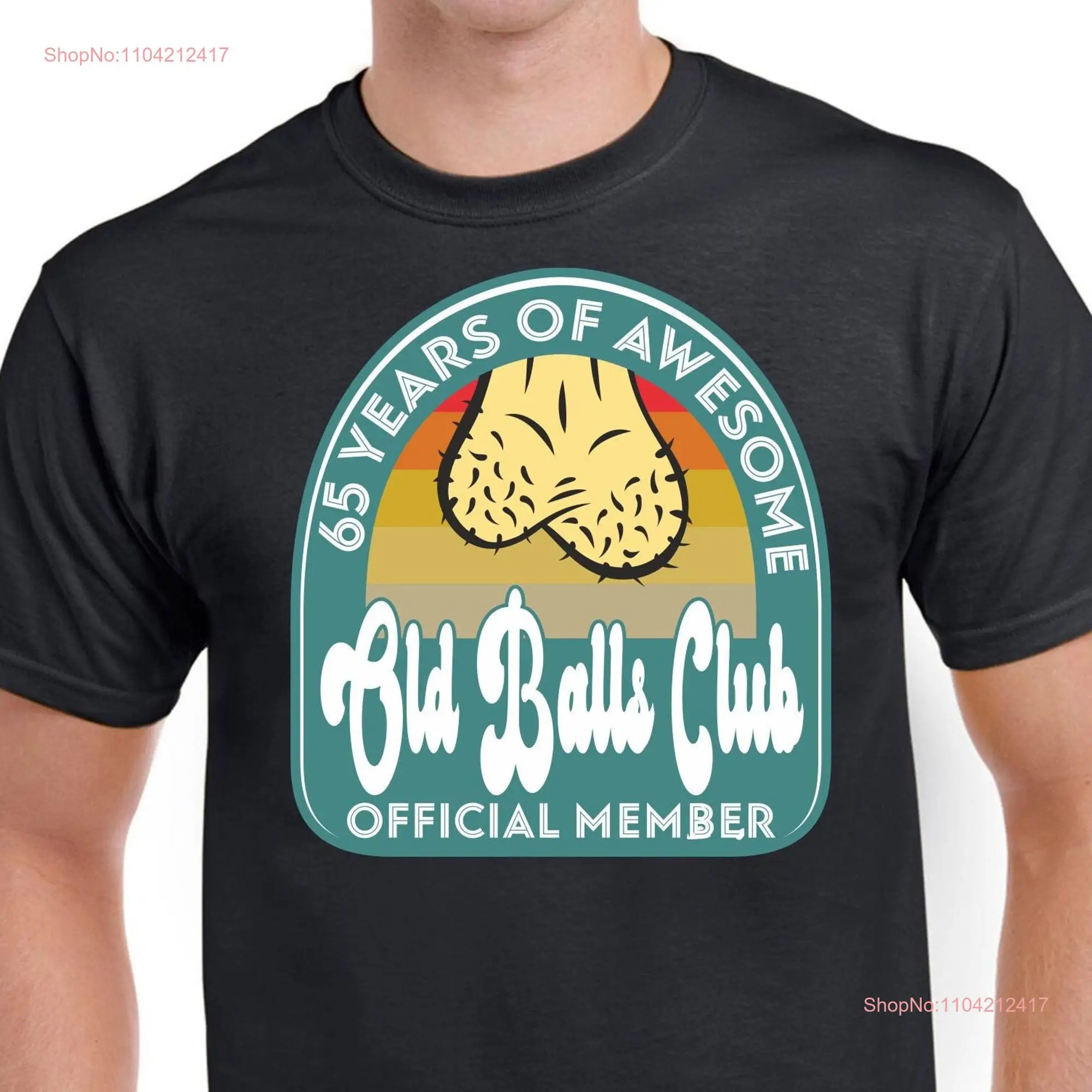 65th Birthday s Rude T Shirt Sixty Five 65 Years Of Awesome Old Funny Offensive long or short sleeves