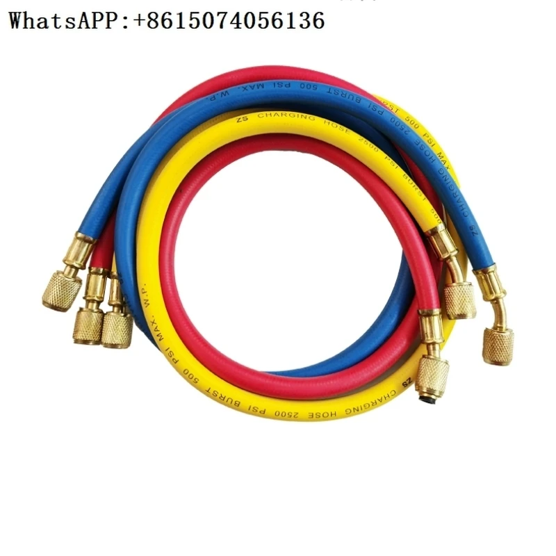 

R410A Freon Inflatable Hose Accessories Compressor Air Hose HVAC Refrigeration Inflatable Hose（3PCS）