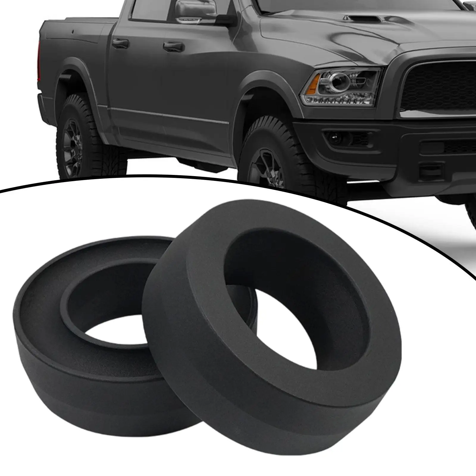 

2x Car Front Lift Kit Lift Spacers Premium Mount Professional Adapter Parts Repair Parts Replacement for RAM 2500 2WD