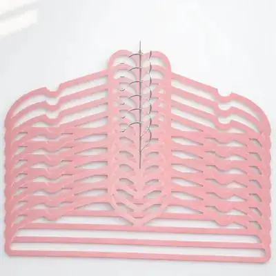 

10 pcs Clothes Hanger Heart Shaped Swivel Hook Coat Hangers Sturdy Plastic Coat Dress Shirt Skirt Closet Hangers