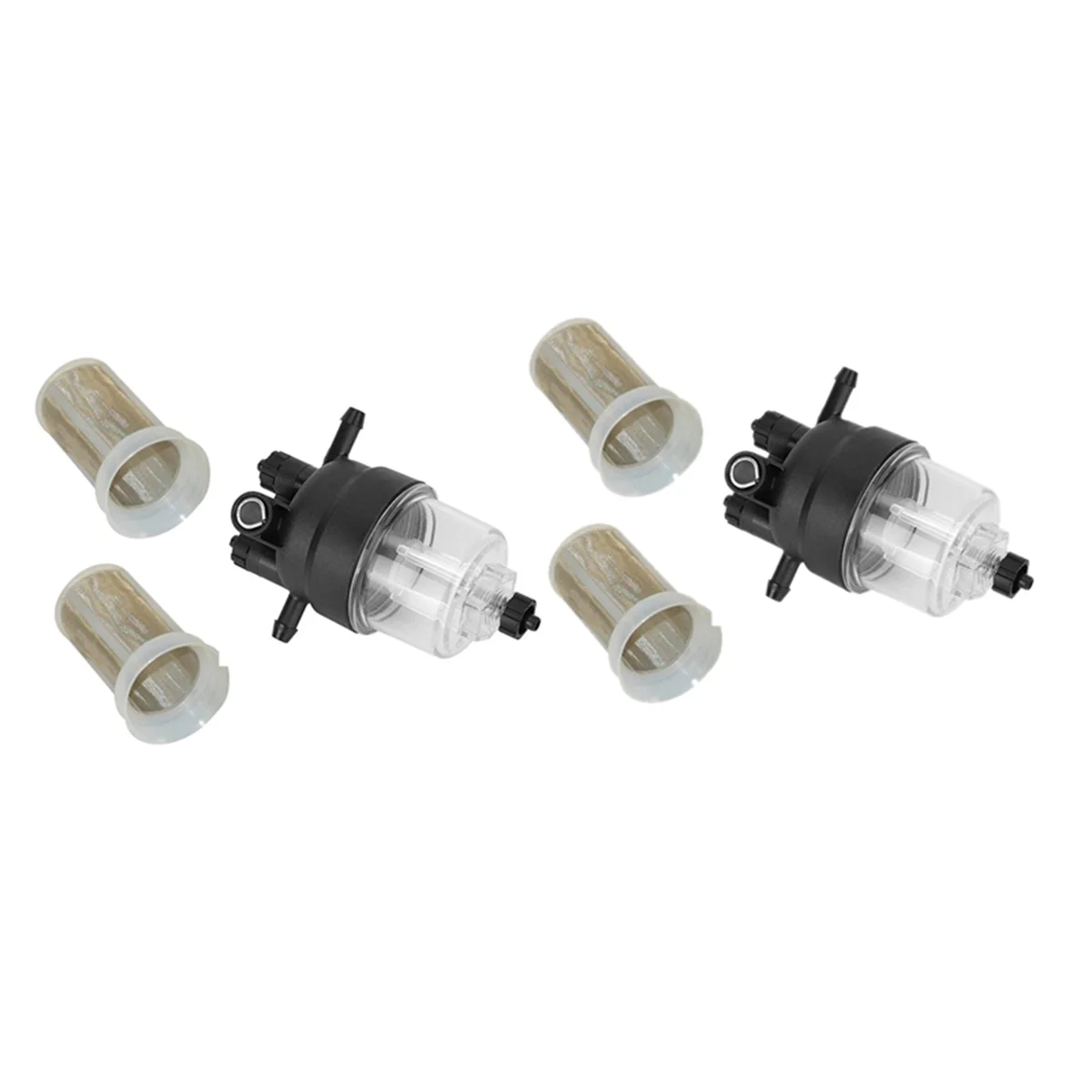

6 Pcs Brand New 130306380 One Fuel Filter Assembly and Two Extra Filter Elements for Truck 400 Series Engine