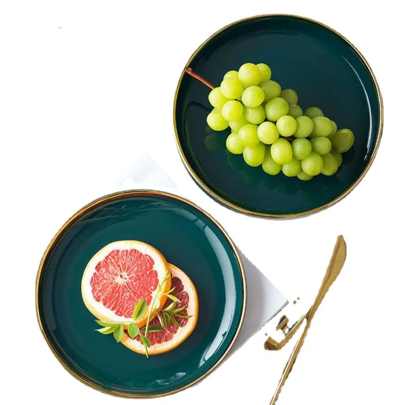 Light Luxury Bowl Set Combination Complete Set of Tableware Ceramic Dishes and Vegetables