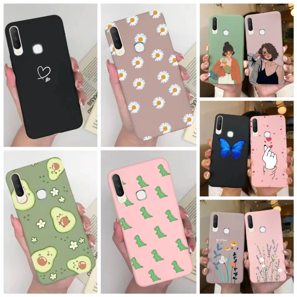 For Vivo Y12 Y12s Y11 Y11s Case Popular Daisy Sunflower Butterfly Soft TPU Silicone Back Cover For Vivo Y 11 s Y 12 s 2021 Funda