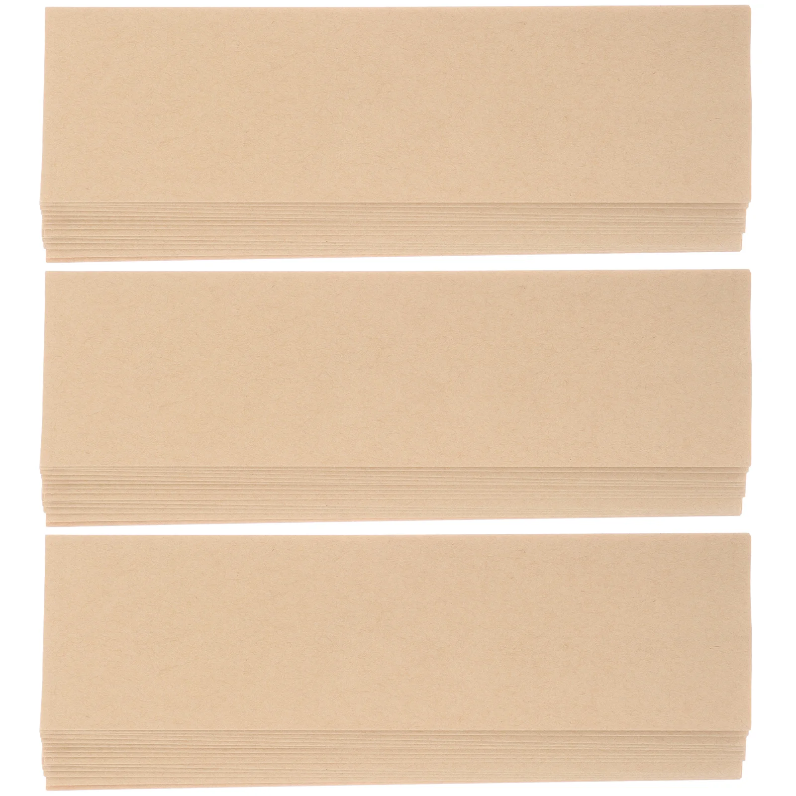 

300pcs Waterproof Chopstick Sleeves Kraft Paper Cutlery Sleeves For Takeout Camping Picnic Restaurant Use Disposable Tableware