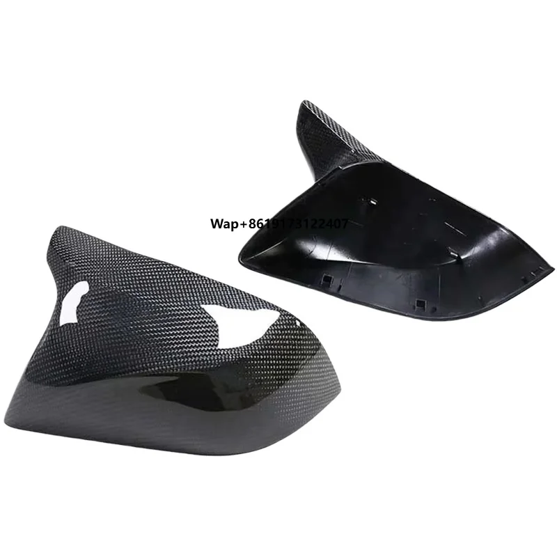 

Perfect Fitment Real Carbon Fiber Rearview Mirror Cover Reverse Cover Suitable for Model 3 S P85 90 D