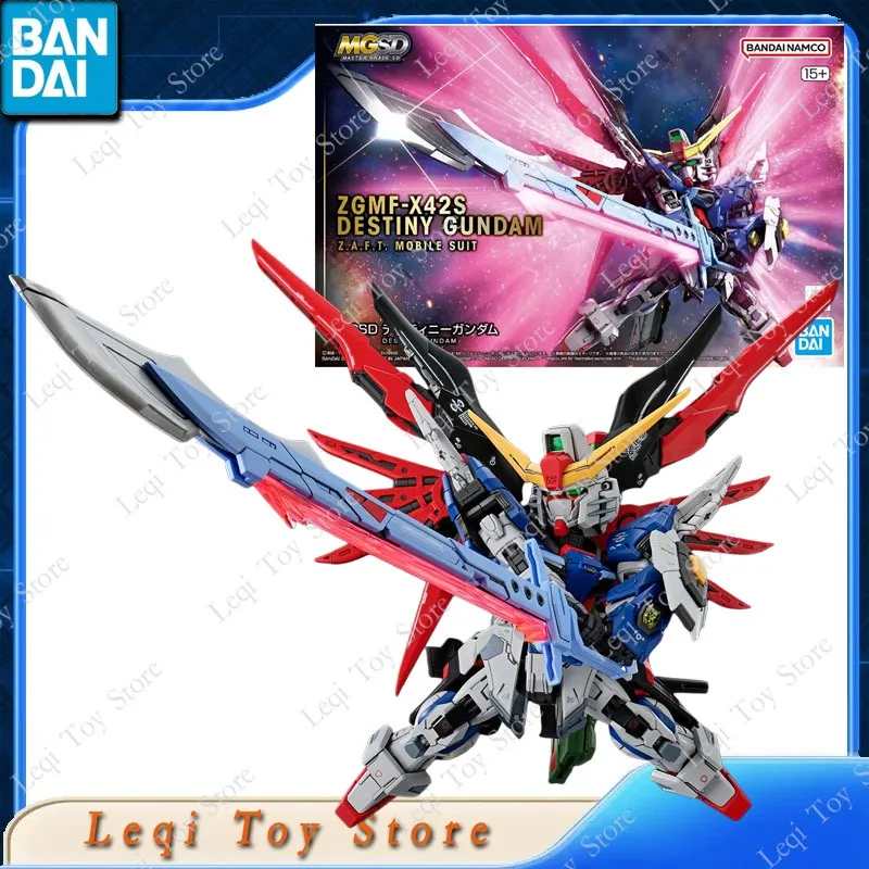 

Bandai Original Genuine MGSD ZGMF-X42S DESTINY GUNDAM Anime Action Figures Toys Kids Gift Assembly Model Ornaments
