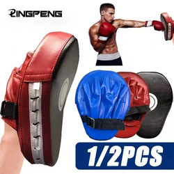 One Curved Glove Boxing Pad Hand Target Boxing Pad Gloves Training Focus Pad Taekwondo Muay Thai Mixed Martial Arts Boxing Glove