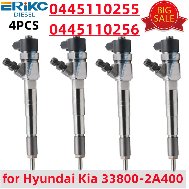 0445110255 0445110256 Common Rail Injection Nozzle  0 445 110 255, 0 445 110 256 for Bosch Hyundai Kia 33800-2A400 0986435152