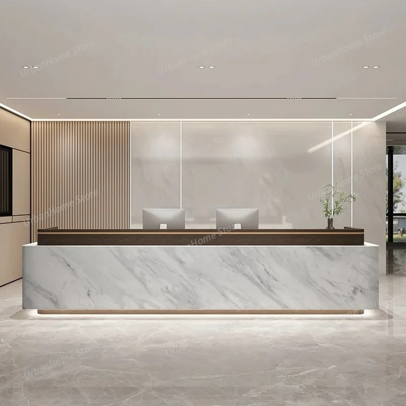 

Shop Unique Reception Desks Restaurant Shelves Modern Organizers Reception Desks Display Company Scrivania Lounge Furniture