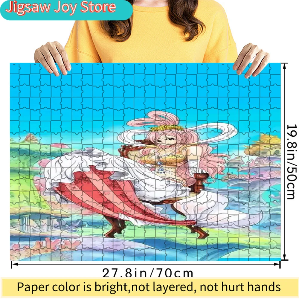 

One Piece Shirahoshi Long Pink Hair Golden Crown White Red Dress Mermaid Princess Underwater Coral Kingdom Background Art Paper