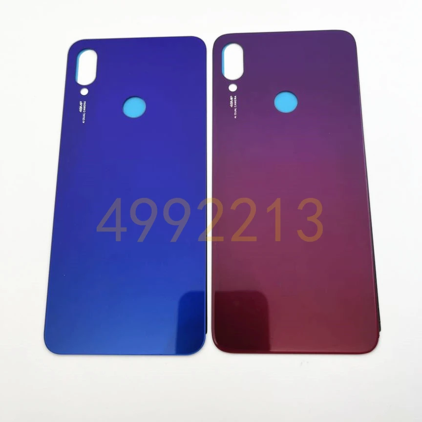 For Xiaomi Redmi Note 7 Battery Cover Back Glass Panel Rear Door Housing Case For Redmi Note 7 Pro Back battery Cover