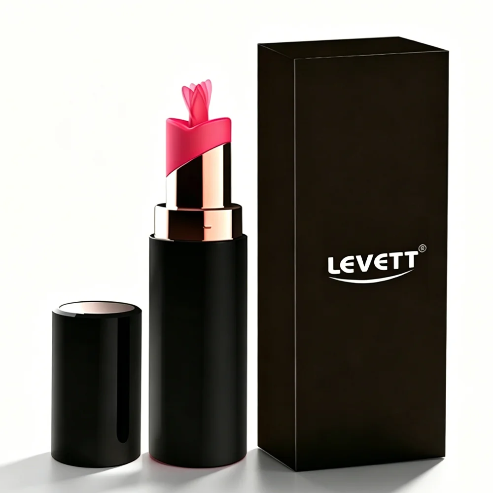 Sex Toys for Women Mini Lipstick Vibrator 10 Modes Rechargeable Soft Silicone IPX5 Waterproof Quiet Portable Clitoral Stimulator