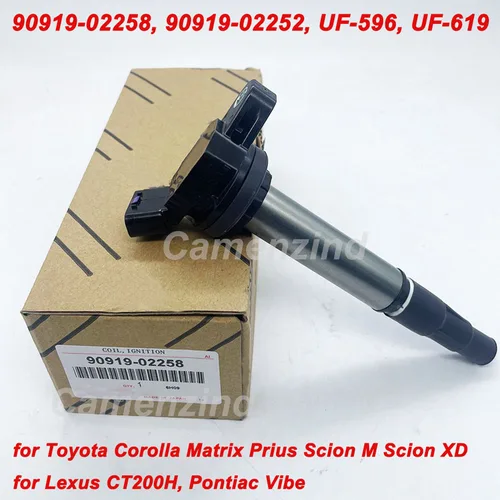 Bobina de encendido para Denso 90919-02258 673-1310 90919-02252 Toyota Corolla Prius 1.8L 2.4L I4 90919-C2005 9091902258 6731310