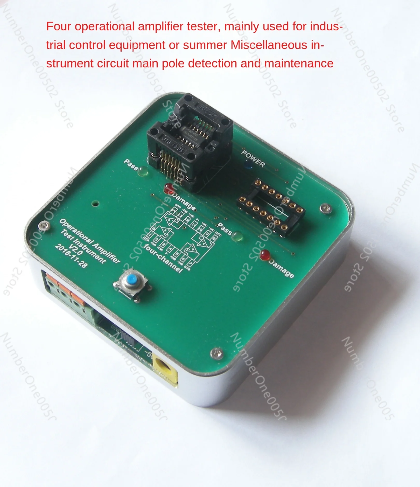 

Four Operational Amplifier Tester, Detection