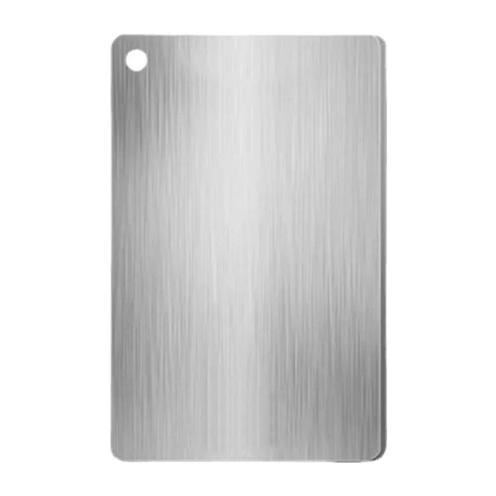 Titanium Snijplanken Voor De Keuken, Roestvrijstalen Snijplank, 304 Roestvrijstalen Dubbelzijdige Snijplank Van Voedselkwaliteit
