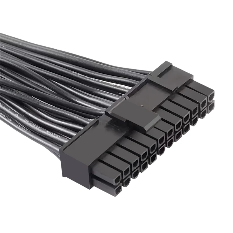 Practical-ATX 24 Pin Male 1 To 3 Ports Female Power Supply PSU Splitter Cable For Laptop Computer