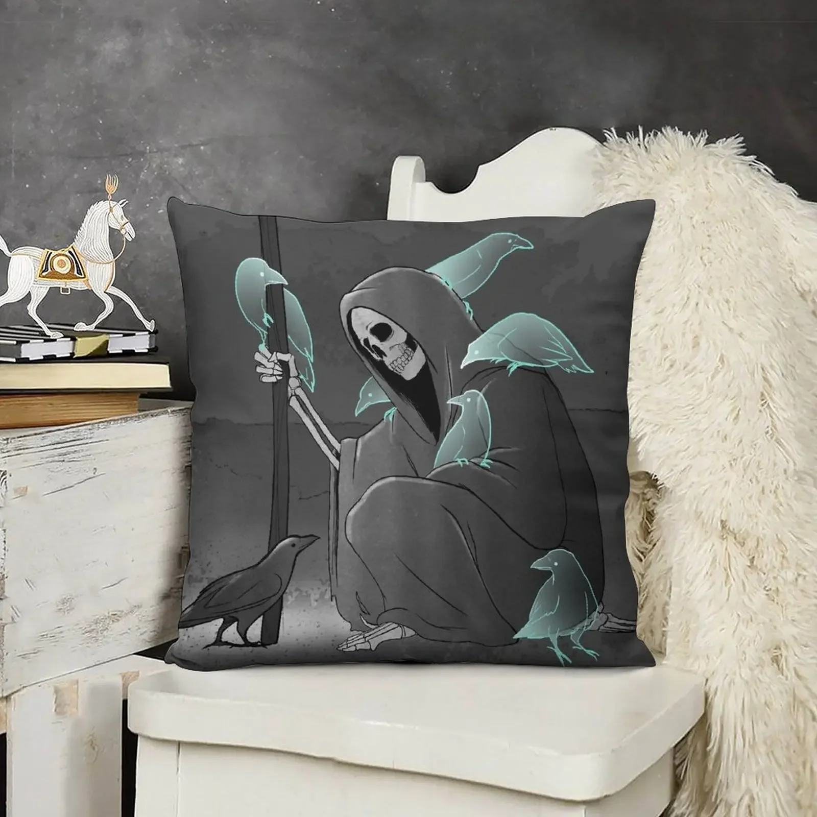 

crows Throw Pillow Christmas Throw Pillows Covers christmas pillow case pillow