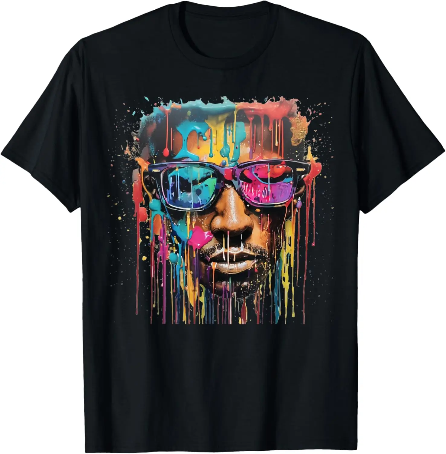 

Футболка Rasta Style Artist Paint Drip Graphic для мужчин или женщин