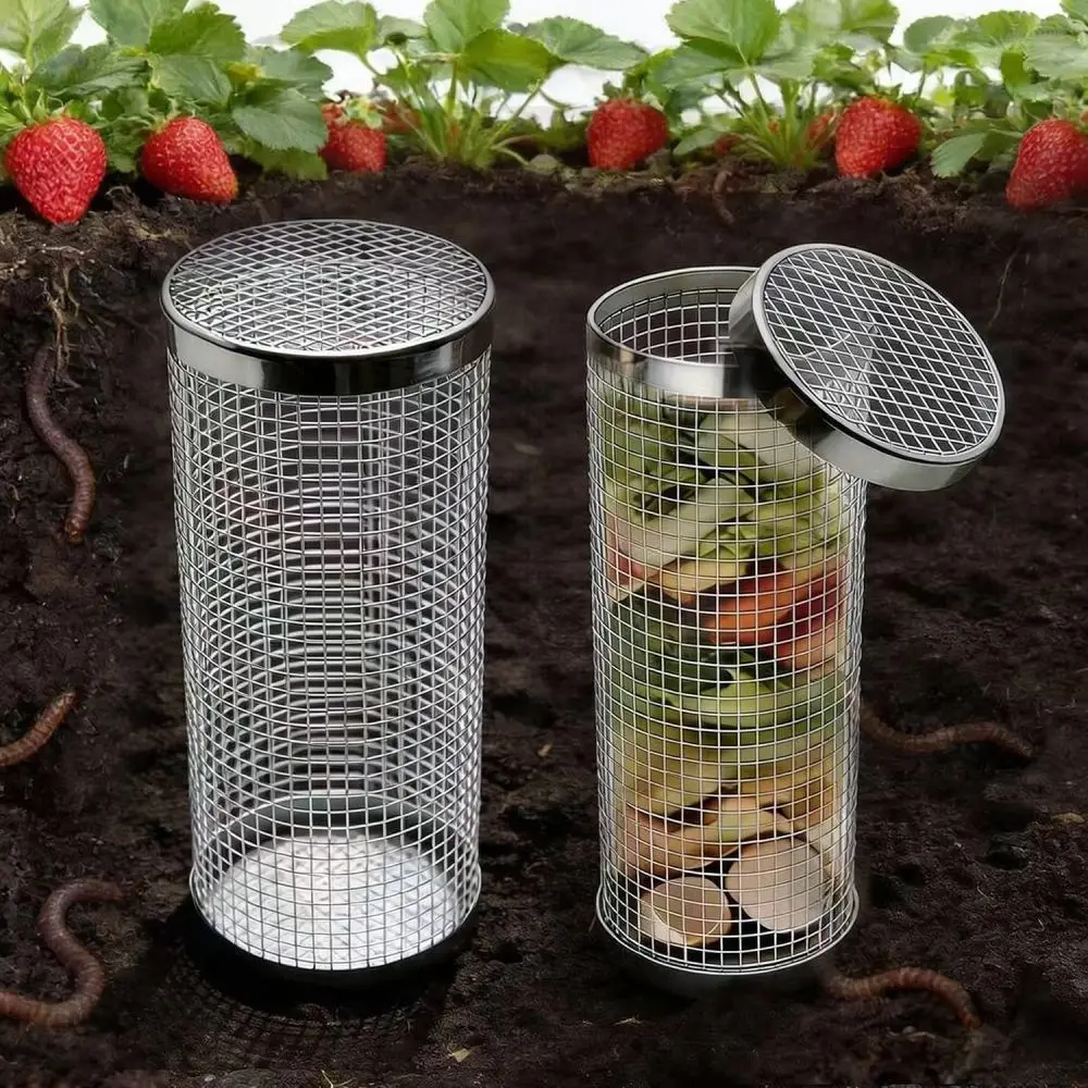 Garden Soil Compost Sifter Stainless Steel Screen Tool For Efficient Waste Sorting And Nutrient Rich Fertilizer Making