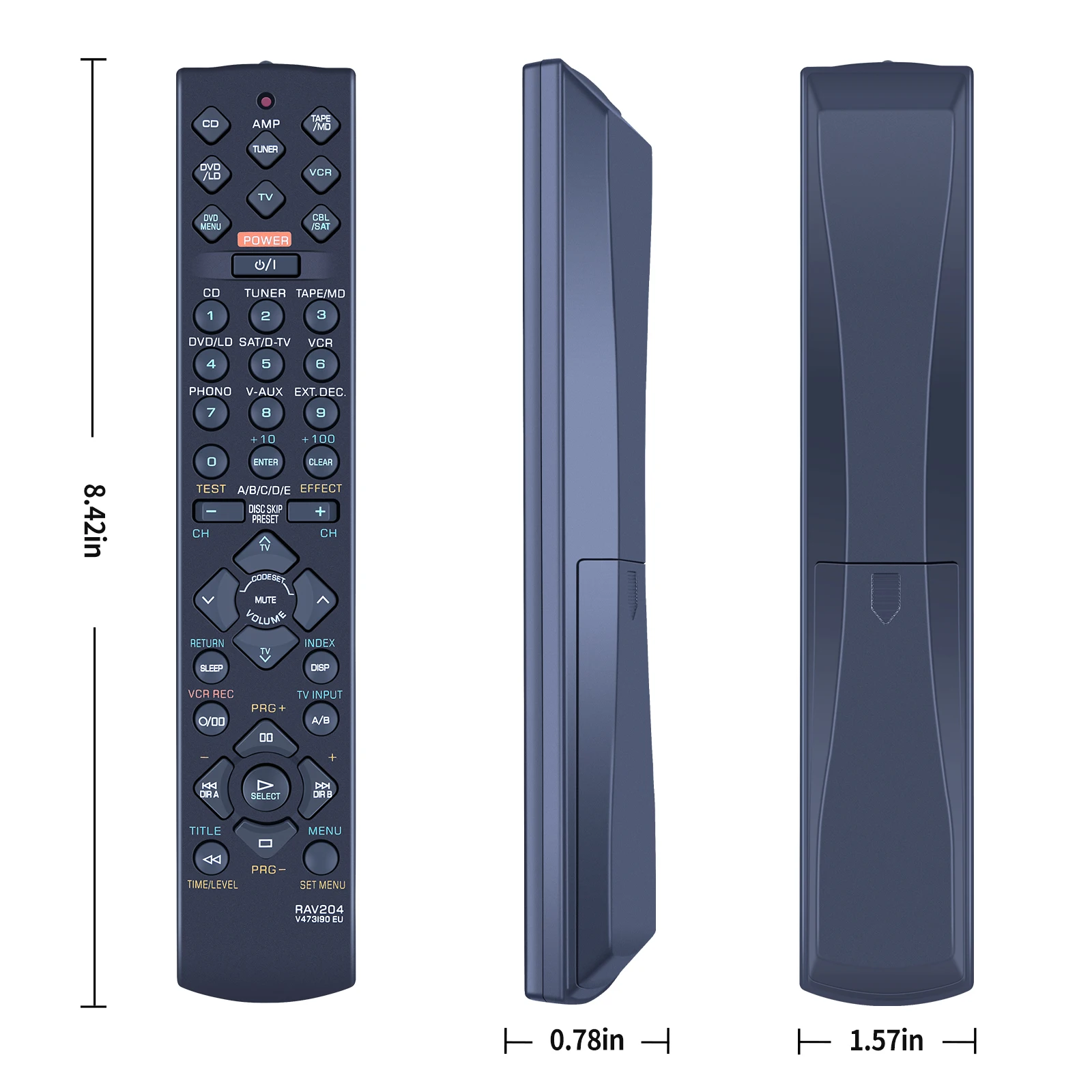 جديد RAV204 V 473190   الاتحاد الأوروبي التحكم عن بعد لياماها RX-V395RDS RX-V800RDS RX-V496RDS