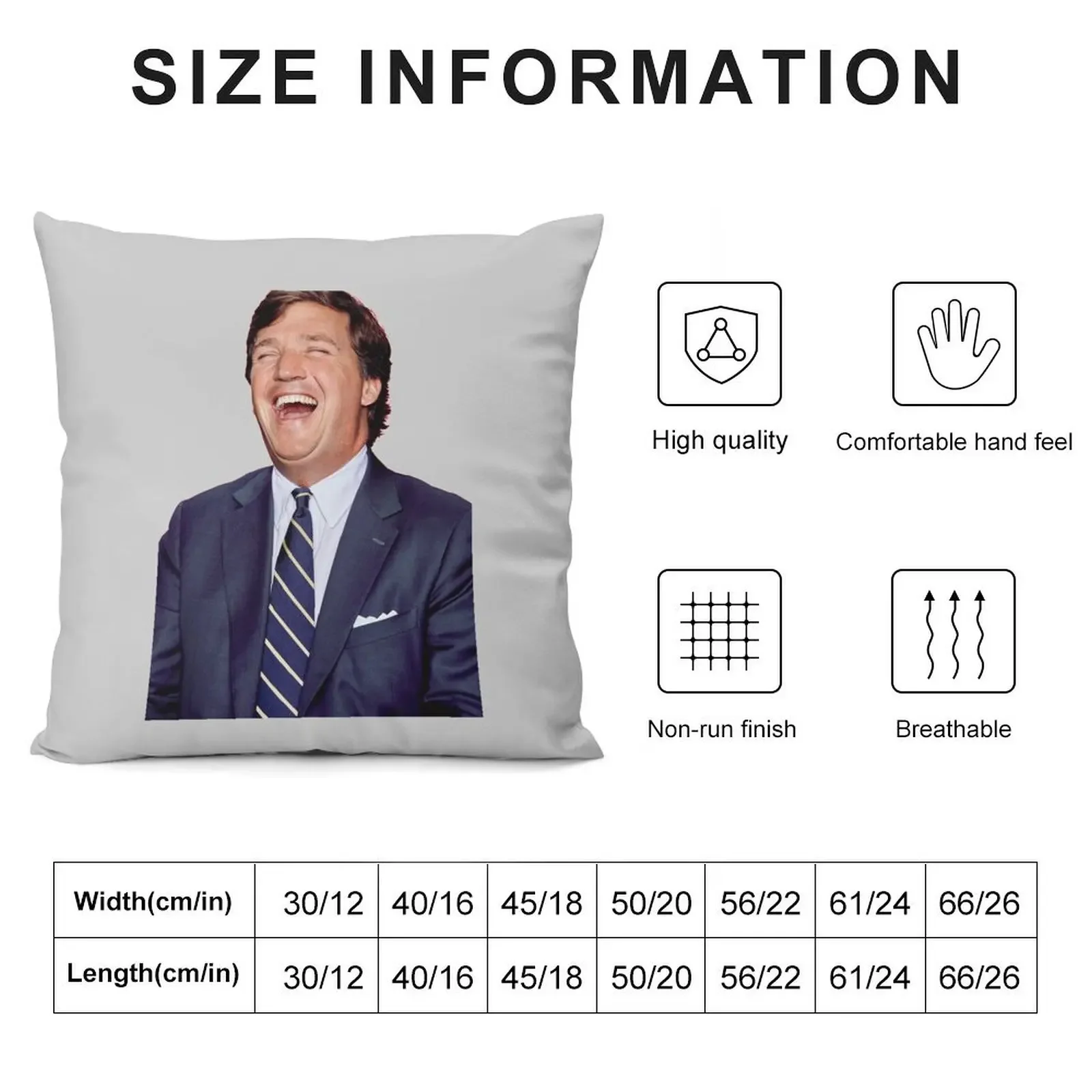 Tucker Carlson Throw Pillow Pillows Aesthetic Sofa Cover Sofa Pillow Cover pillow