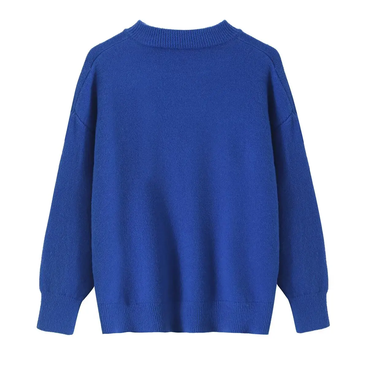 Women's Sweater Top 2026 Autumn Winter New Fashion Crew Neck Soft Knit Pullover Casual Versatile Long Sleeve Top