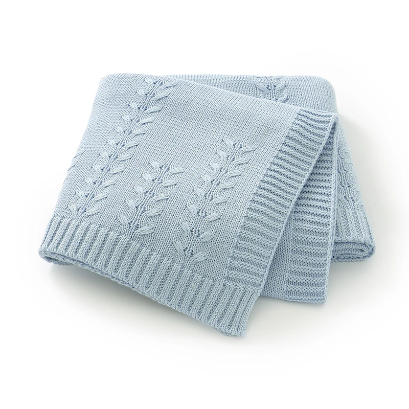 

Вязаные детские хлопковые одеяла 90*70 см, постельное белье для коляски для новорожденных мальчиков и девочек, пеленальный чехол, коврики для приема младенцев, одеяло для малышей