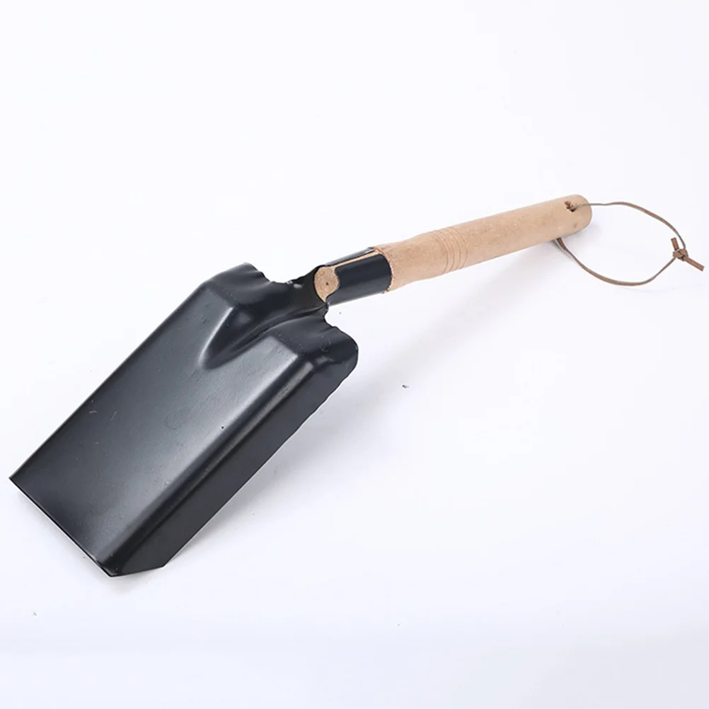 

2pcs Garden Shovel Heavy Duty Metal Spade For Planting Weeding Soil Breaking Durable Farming Tool Rustproof Ice Remover