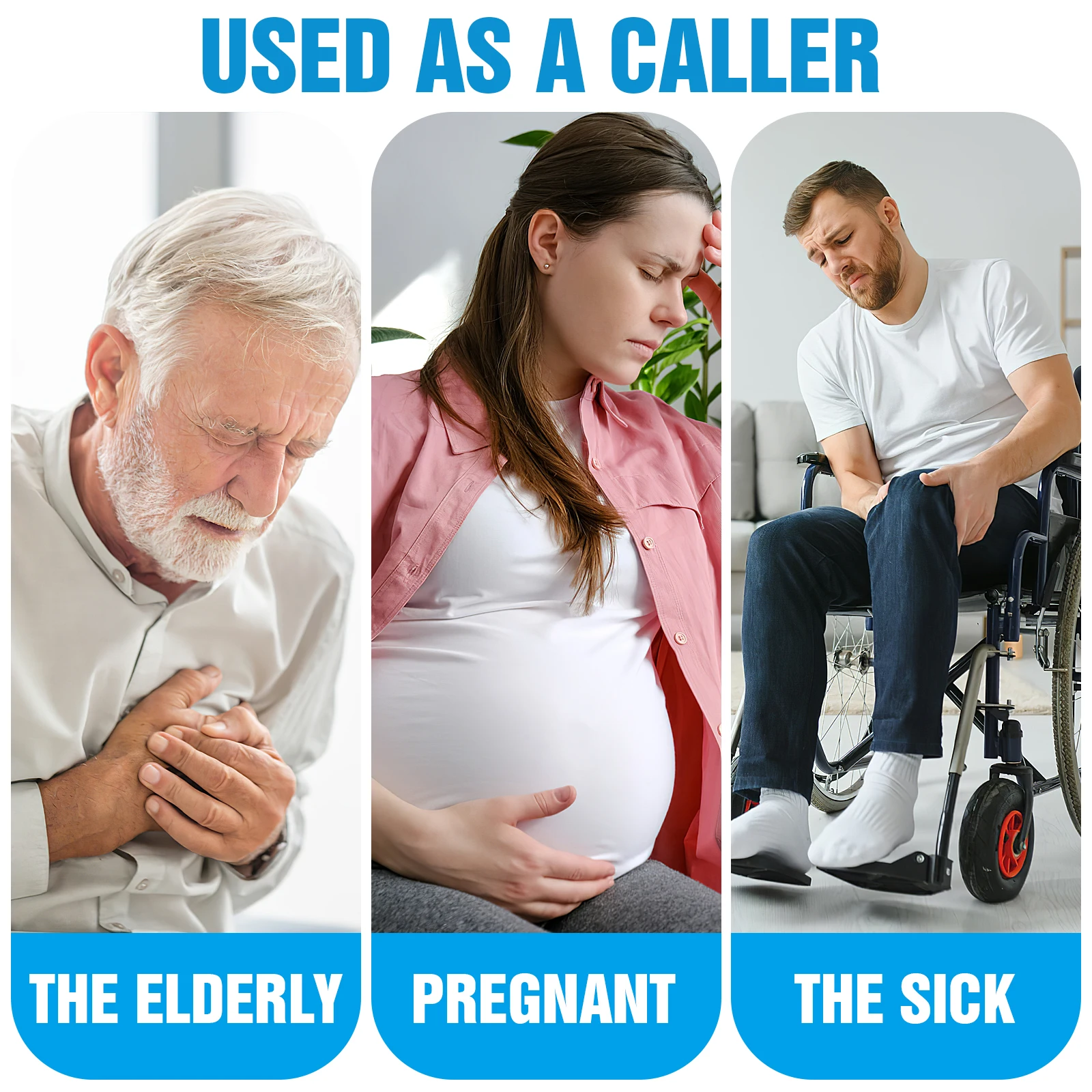 Wireless Doorbell Full Black US Volume Adjustable Long Range Various Ringtones for Home