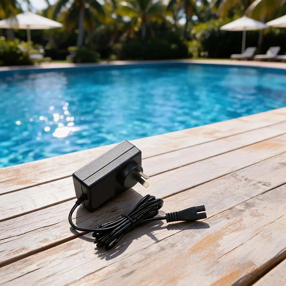 For Automated Cleaning 25.2V Pool Charger Steady Output Pool Cleaner Charger Pool Vacuum Charger Efficient Charging