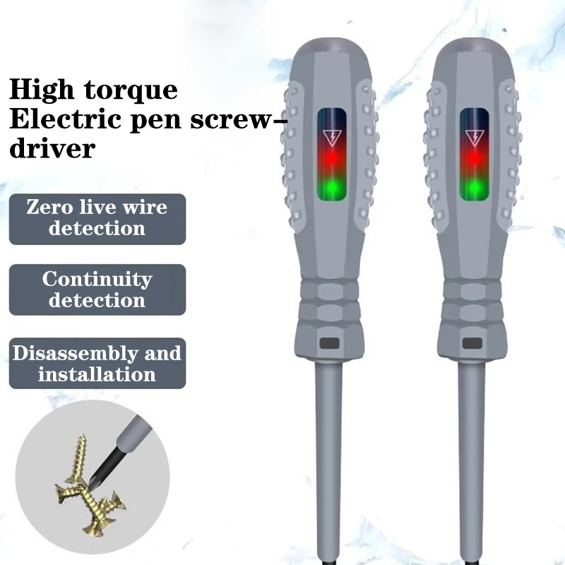 Digital Voltage Tester Pen AC Non-contact Induction Test Pencil Voltmeter Power Detector Electrical Screwdriver Indicator