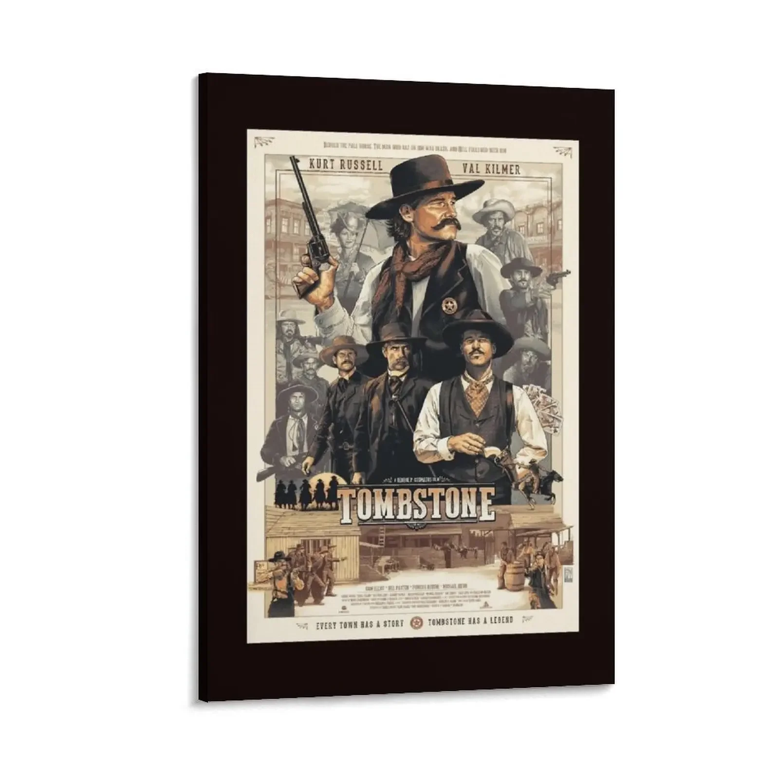 

Tombstone Movie Poster Canvas Painting paintings wall decor house decoration poster anime